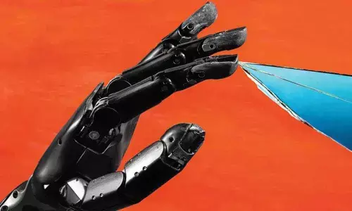 The novel robot moves things without touching them