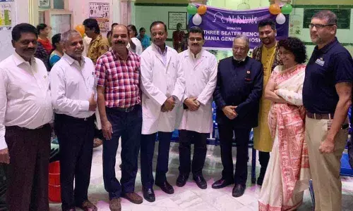 Afzalgunj: Al Khair donates 100 iron benches to Osmania General Hospital