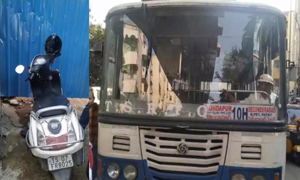 Hyderabad: Woman employee dies after being hit by an RTC bus at Panjagutta