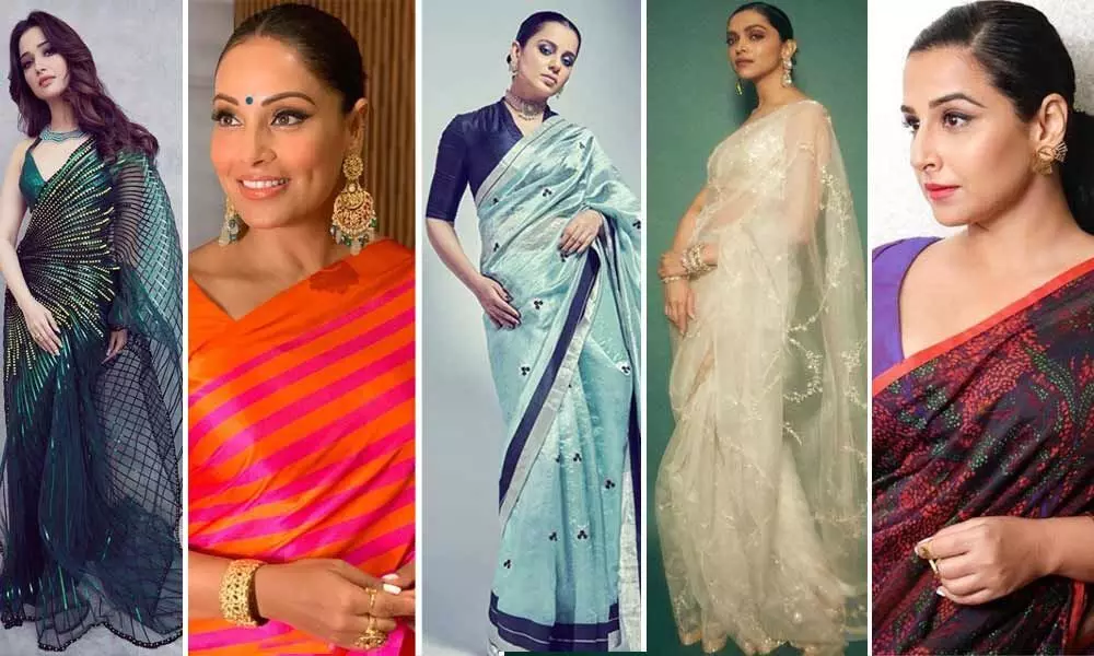 Sari Looks Of 5 Beautiful Divas
