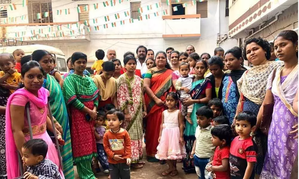 Demand for anganwadi centre in Abids