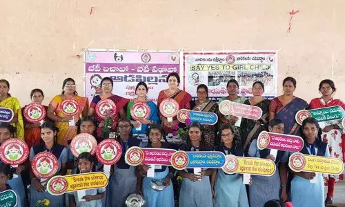 Beti Bachao Beti Padhao programme held by child welfare organisation at Hayatnagar
