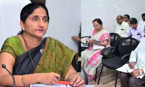 Vijayawada: Joint Collector K Madhavi Latha reviews paddy procurement