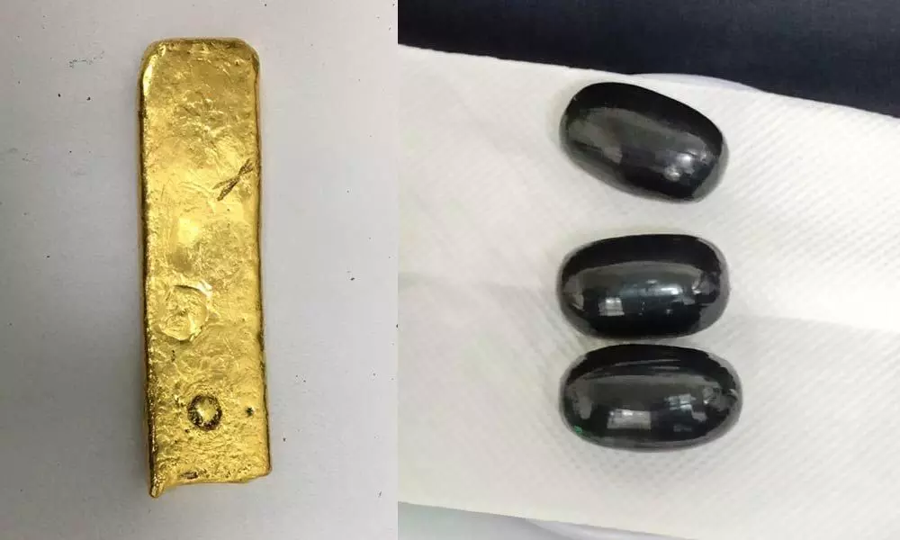 Rs 14 lakh worth gold seized at RGIA