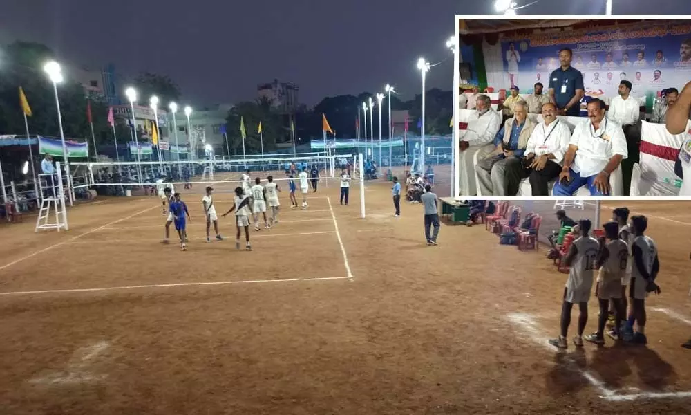 Rajampet MLA witnessed 46th Junior Volley Ball Tournament