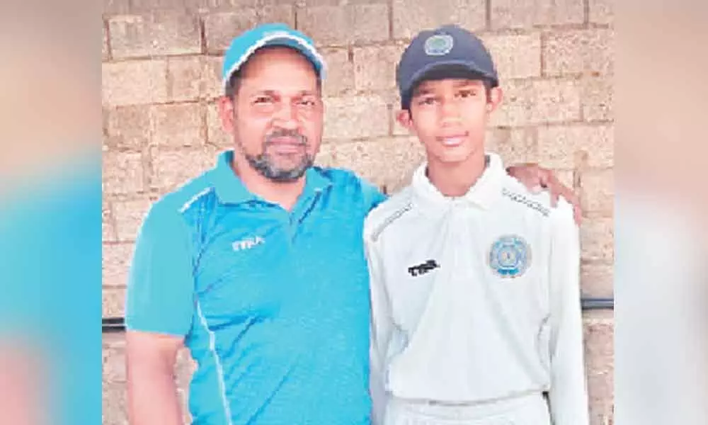 Vasu Dev selected for Hyderabad State U-14 team