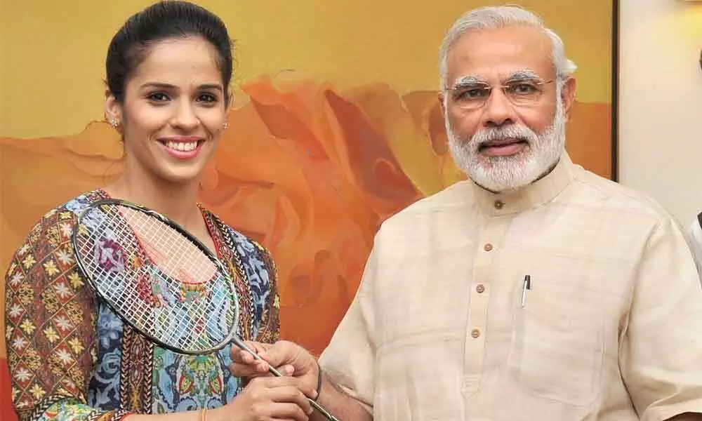 Saina joins BJP amid Delhi poll buzz