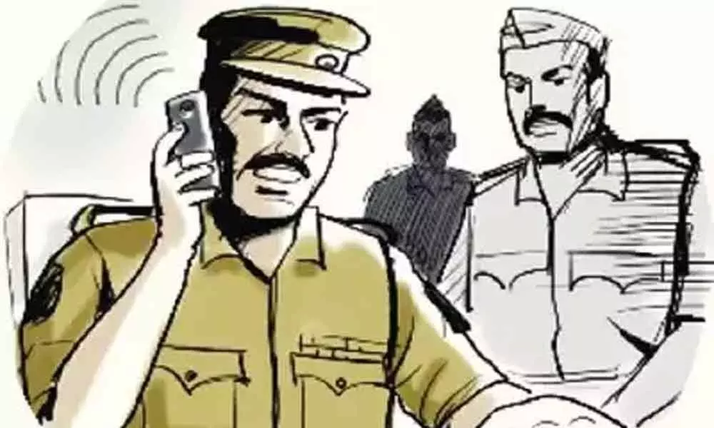 Sub-inspector and constable suspended for assaulting the woman complainant in Guntur