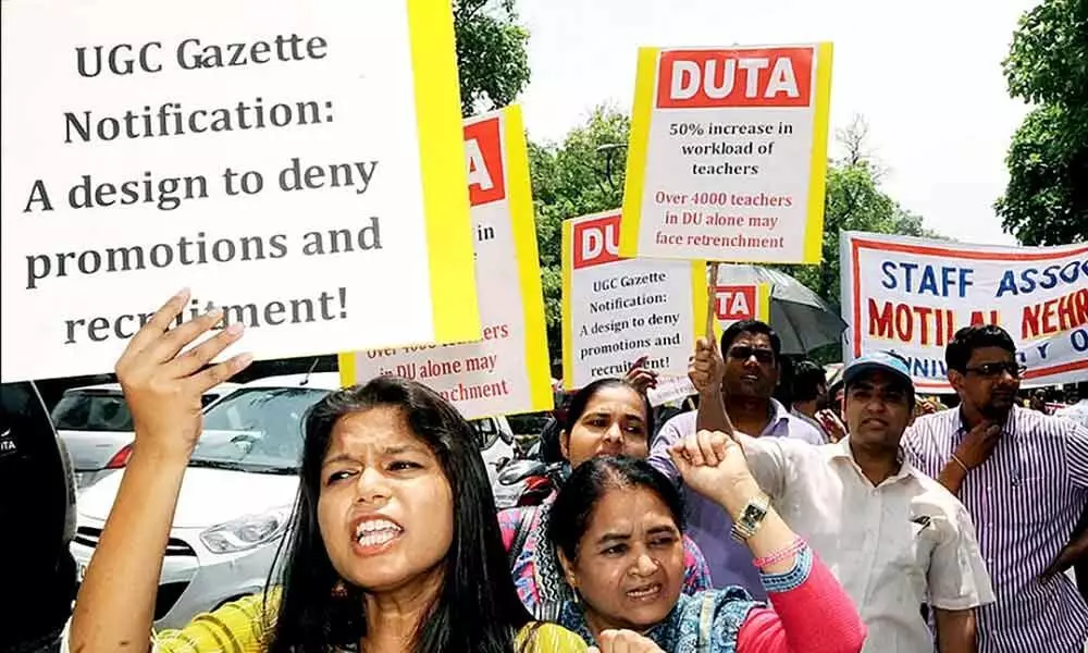Delhi University students await results as teachers strike continues