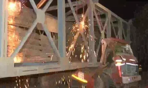 Two injured as part of under-construction FOB collapses