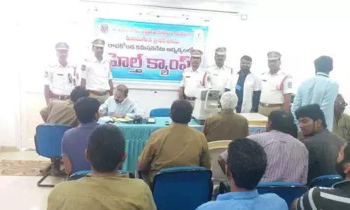 BPCL, traffic police hold health camp in Kapra