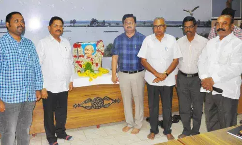 Mahatmas life ideal for everyone: MLC Ramu Surya Rao