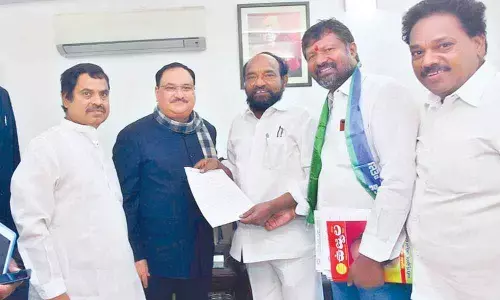 Hyderabad: BC leaders urge BJP chief  JP Nadda for Bill on BCs