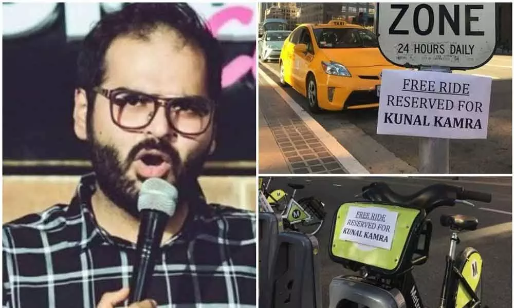 After Fly Ban of Kunal Kamra, In Solidarity, His Fans are Putting Reserved Signs on Automobiles
