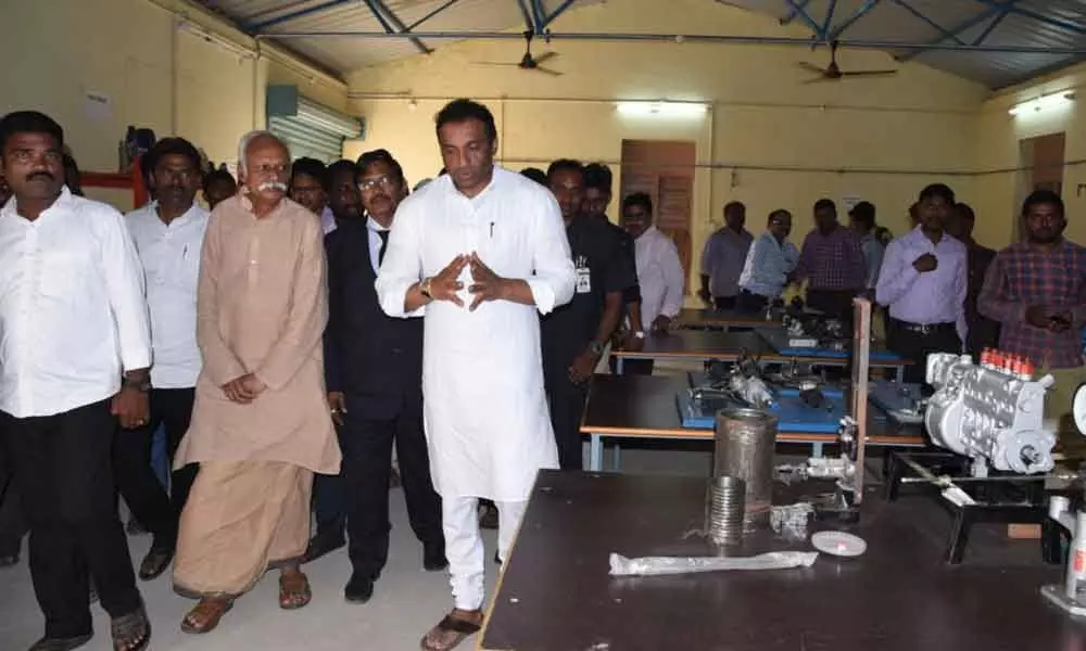Government giving priority to imparting skill development training: Minister M Goutham Reddy