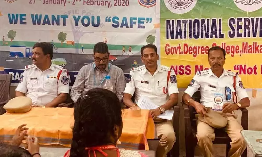 Awareness progamme on road safety held in Malkajgiri