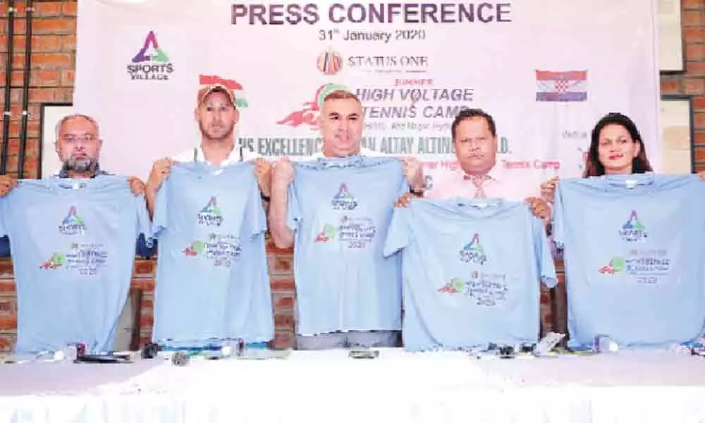 Hyderabad: International summer tennis camp jersey unveiled