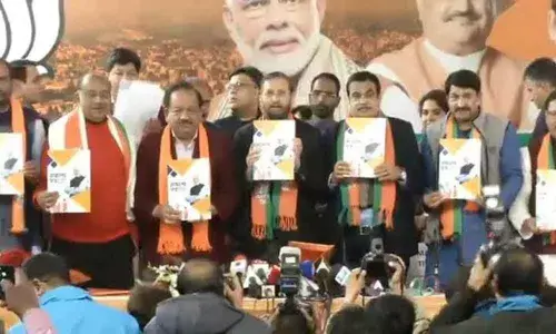 BJP releases manifesto for Delhi Assembly polls