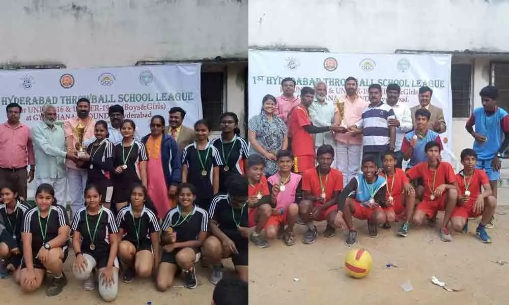 Hyderabad Throwball School League concludes