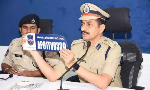 Digital board, QR code for passenger vehicles in Karimnagar