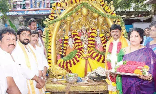 Fervour marks Rathasapthami in Markapur