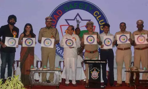 Hyderabad: Home Minister Mahmood Ali launches Road Safety Clubs in schools