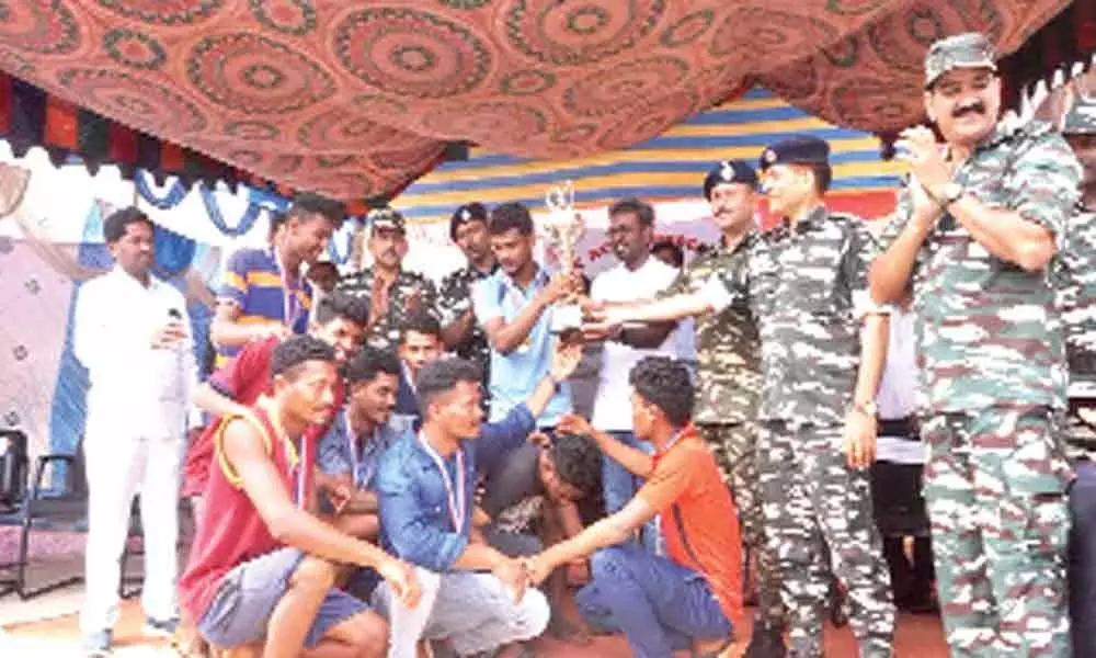 Kakinada: CRPF holds volleyball tourney, medical camp