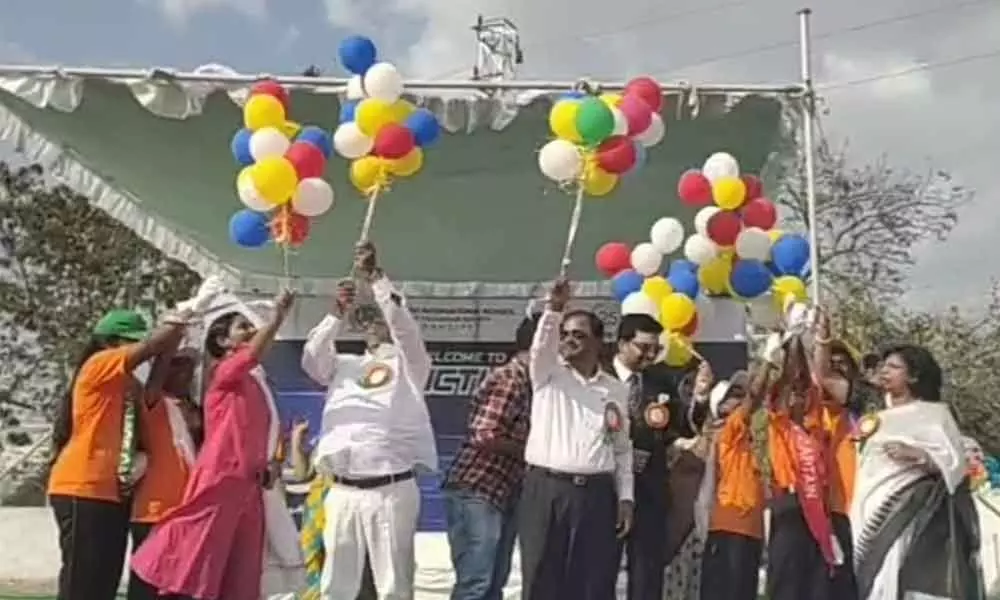 Pallavi International School celebrates sports day in Rangareddy
