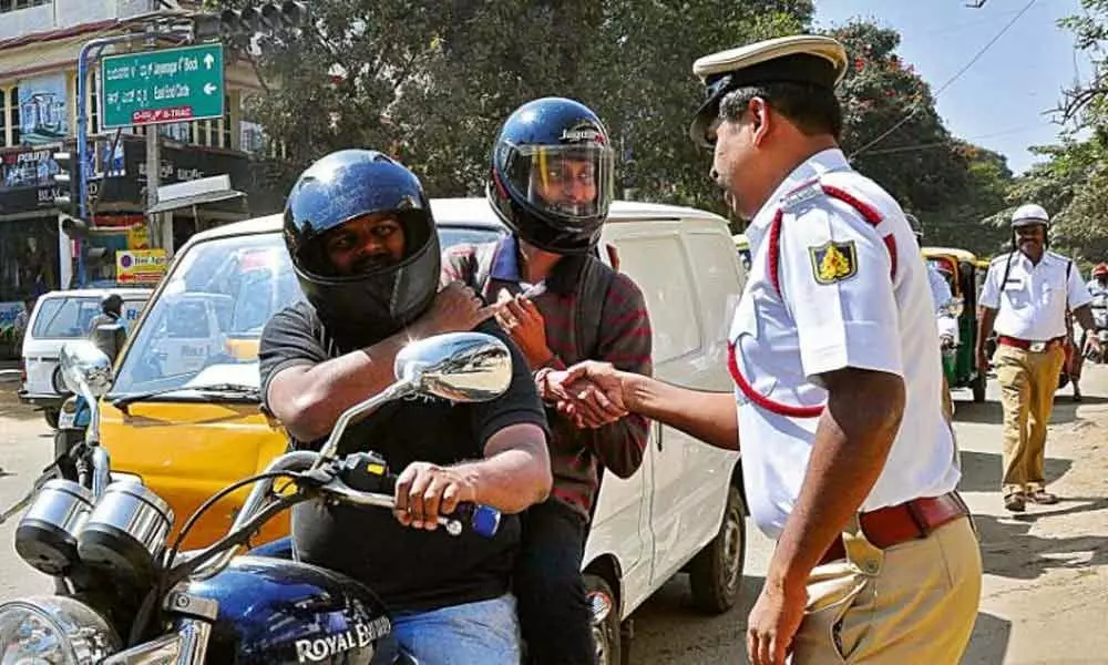 Helmet mandatory for pillion riders in Hyderabad soon
