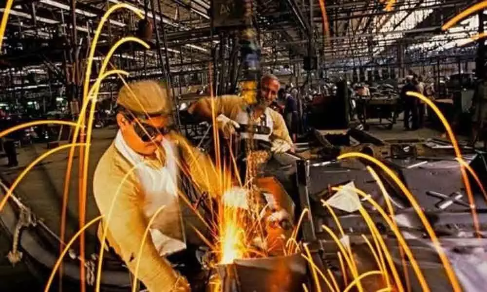 Manufacturing sector activity hits eight-year high
