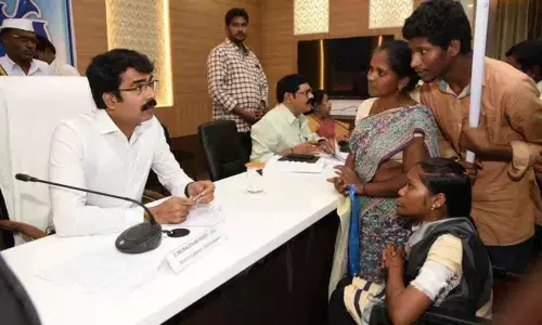 Kakinada: 1057 petitions received at Spandana