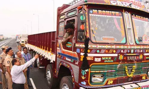 Vijayawada: Benz Circle flyover trial run held successfully in the city