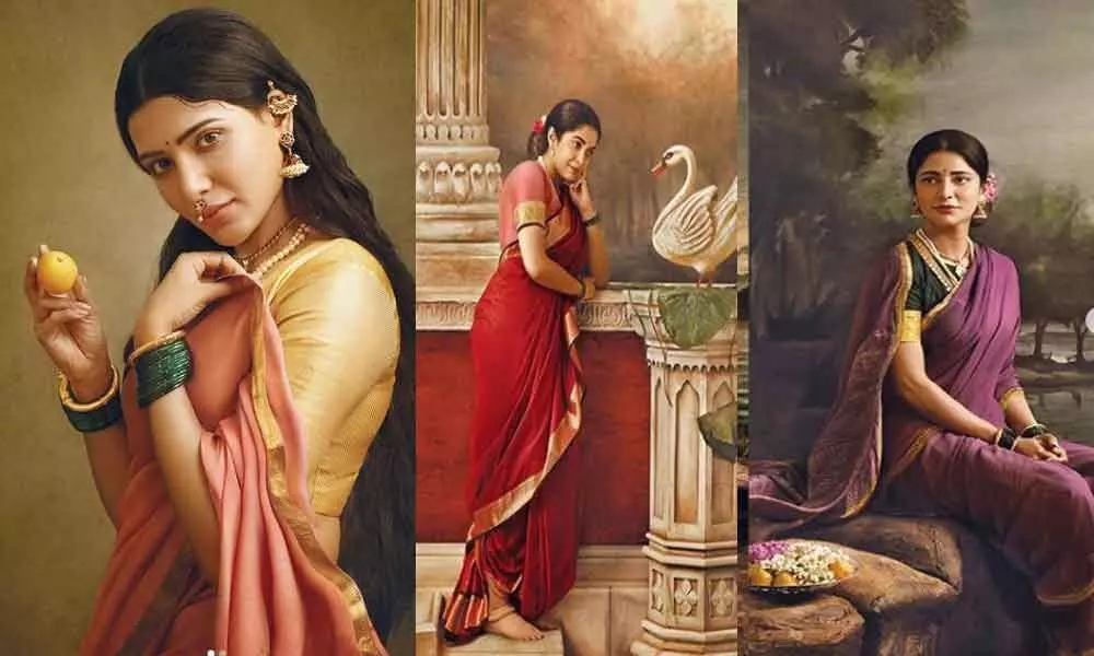 Filmy Divas Brought Raja Ravi Varmas Iconic Paintings To Life