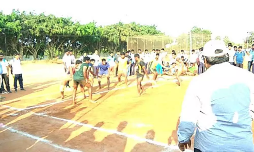 Ongole: Inter-Polytechnic Sports Meet underway