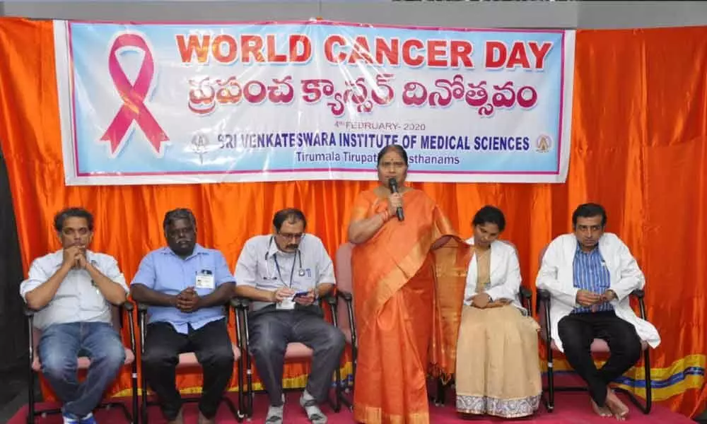 Tirupati: Cancer can be curable if detected early