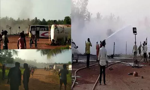 Gas Leakage in Uppudi Continue while a special team from Mumbai deployed to control the situation