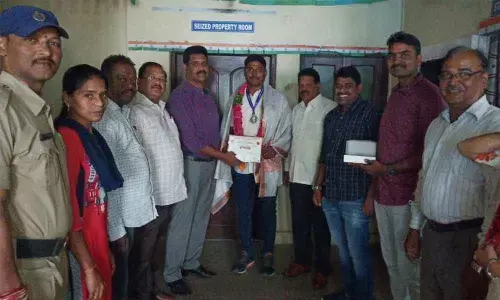 Hyderabad: Balanagar Excise constable bags silver medal