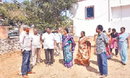 Corporator Lakshmi Prasanna Ram Mohan Goud visits various parks in LB Nagar