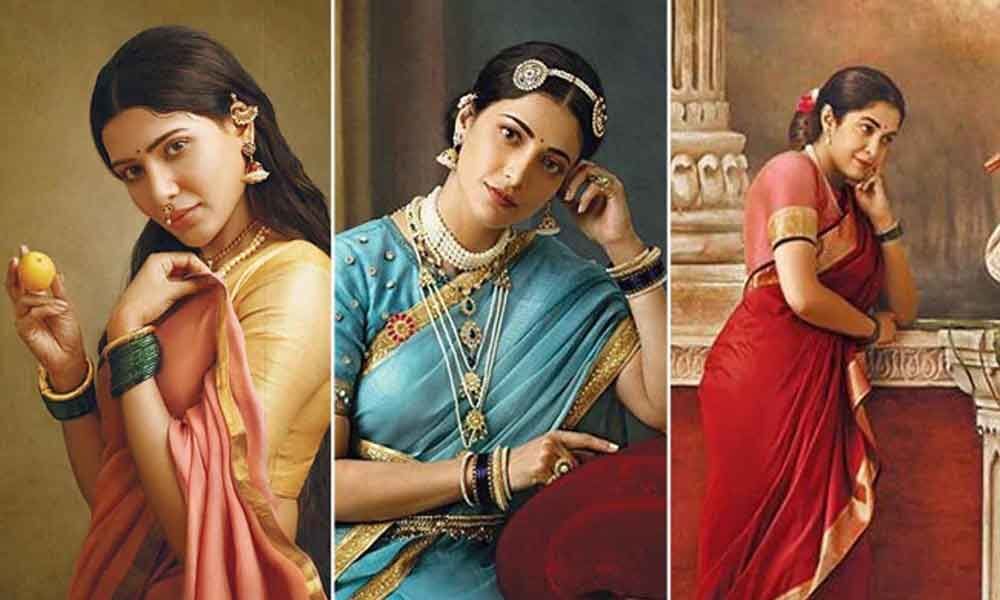 Samantha Akkineni's replication featured on 2020 calender of Raja Ravi ...