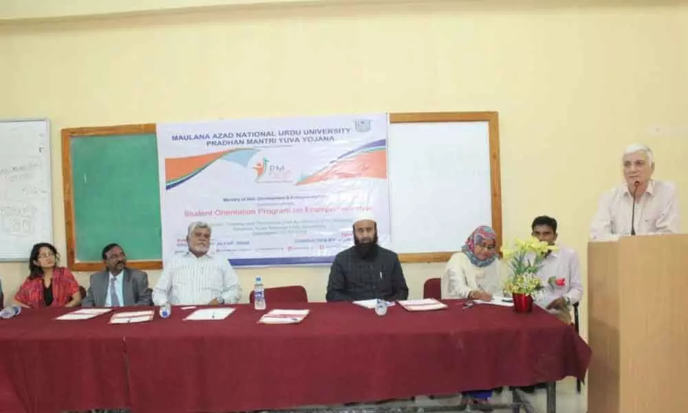 Entrepreneurship Program concludes at Maulana Azad National Urdu University
