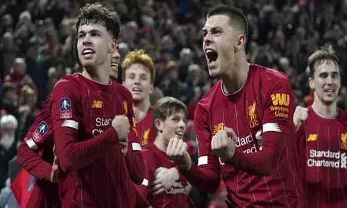 Young Curtis Jones enters history books as Liverpool reach FA Cup fifth round