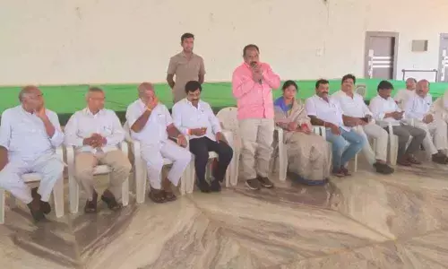 Hyderabad: TRS holds meet on cooperative society polls in Moinabad