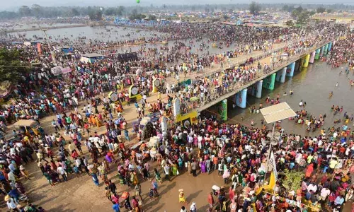 Sea of humanity at Medaram