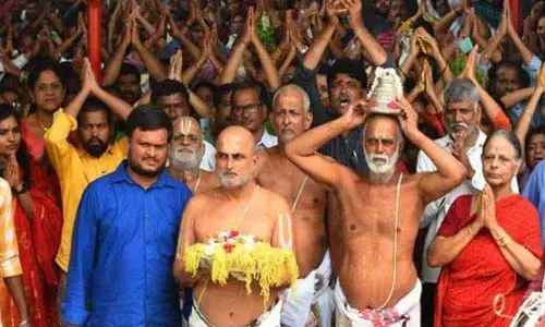 Hyderabad: Special prayers at Chilkur temple to keep coronavirus at bay