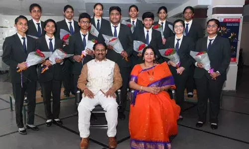 Rajamahendravaram: Students of Shirdi Sai College selected for Azim Premji Varsity