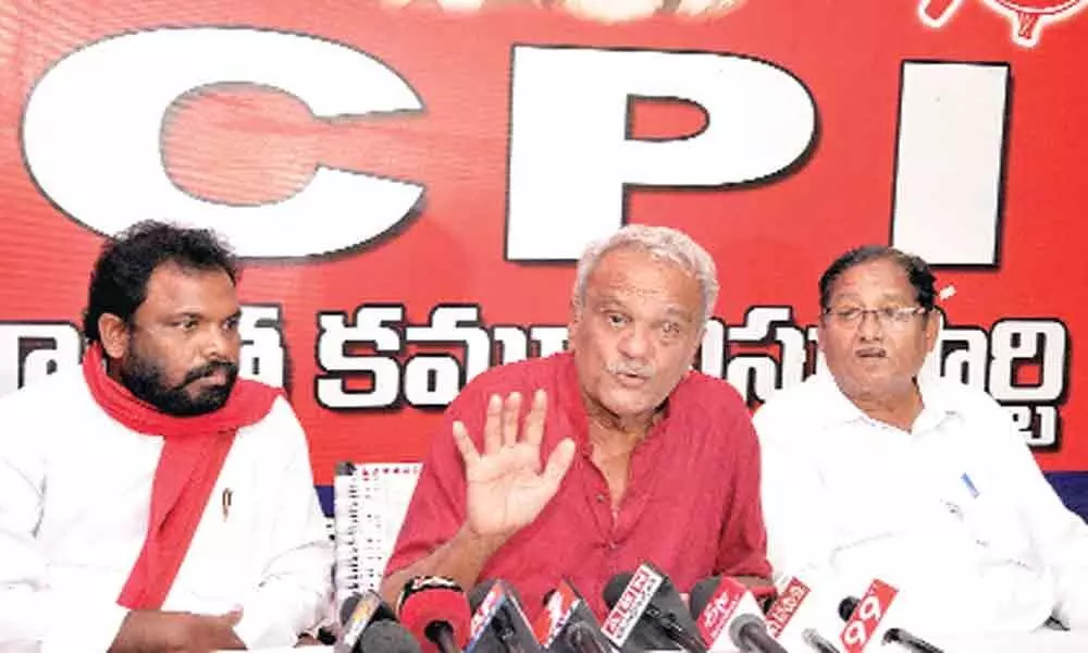 Rajamahendravaram: CPI flays politics of vendetta by YSRCP govt