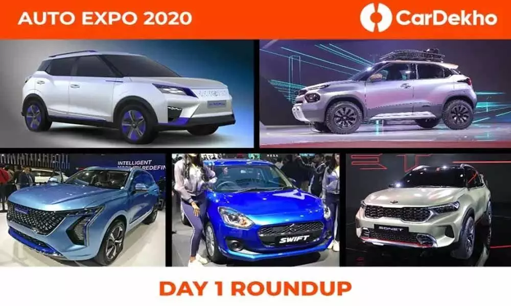 Auto Expo 2020: Day 1 Highlights