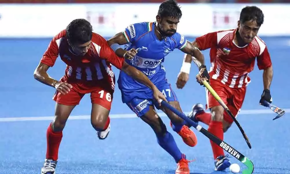 Olympics on mind, India improving with each match