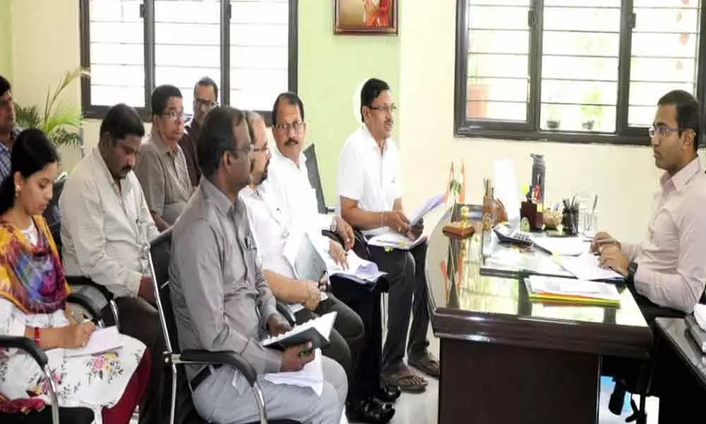 Nirmal: Expedite development in district, Collector Musharaf Ali Farooqi instructs officials