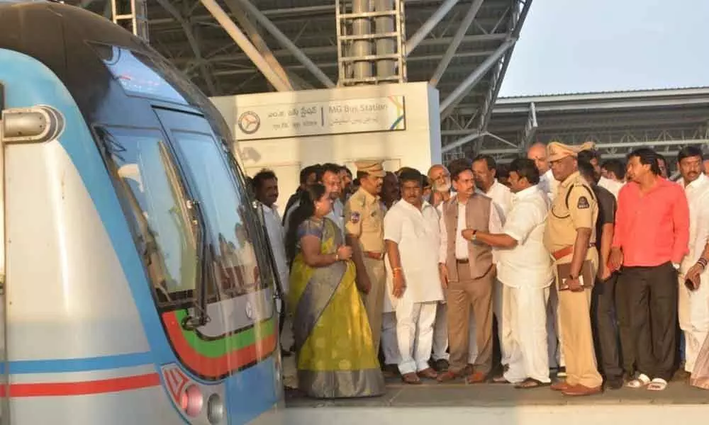 Hyderabad: Talasani Srinivas Yadav inspects arrangements at MGBS